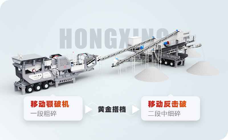 靈活現(xiàn)場(chǎng)，可自由專(zhuān)場(chǎng)的巖石移動(dòng)破碎站全圖