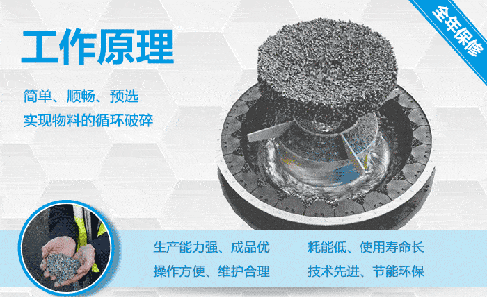 沖擊式制砂機(jī)破碎粒度均勻，粒形好看